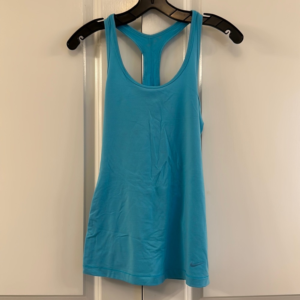 Nike dry fit teal size small tank top